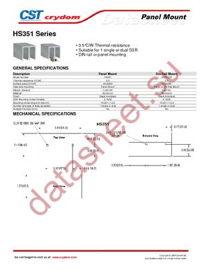 HS351 datasheet  